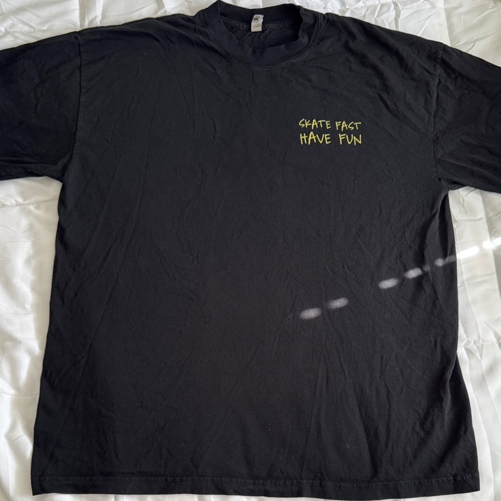 Black Graphic T-Shirt size extra large graphic on front and back